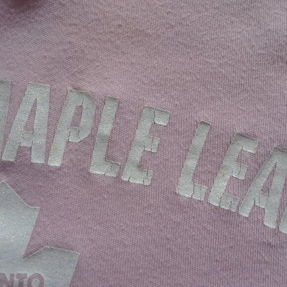 Vintage Soft Pink & White Toronto Maple Leafs Top - Picture 2 of 6